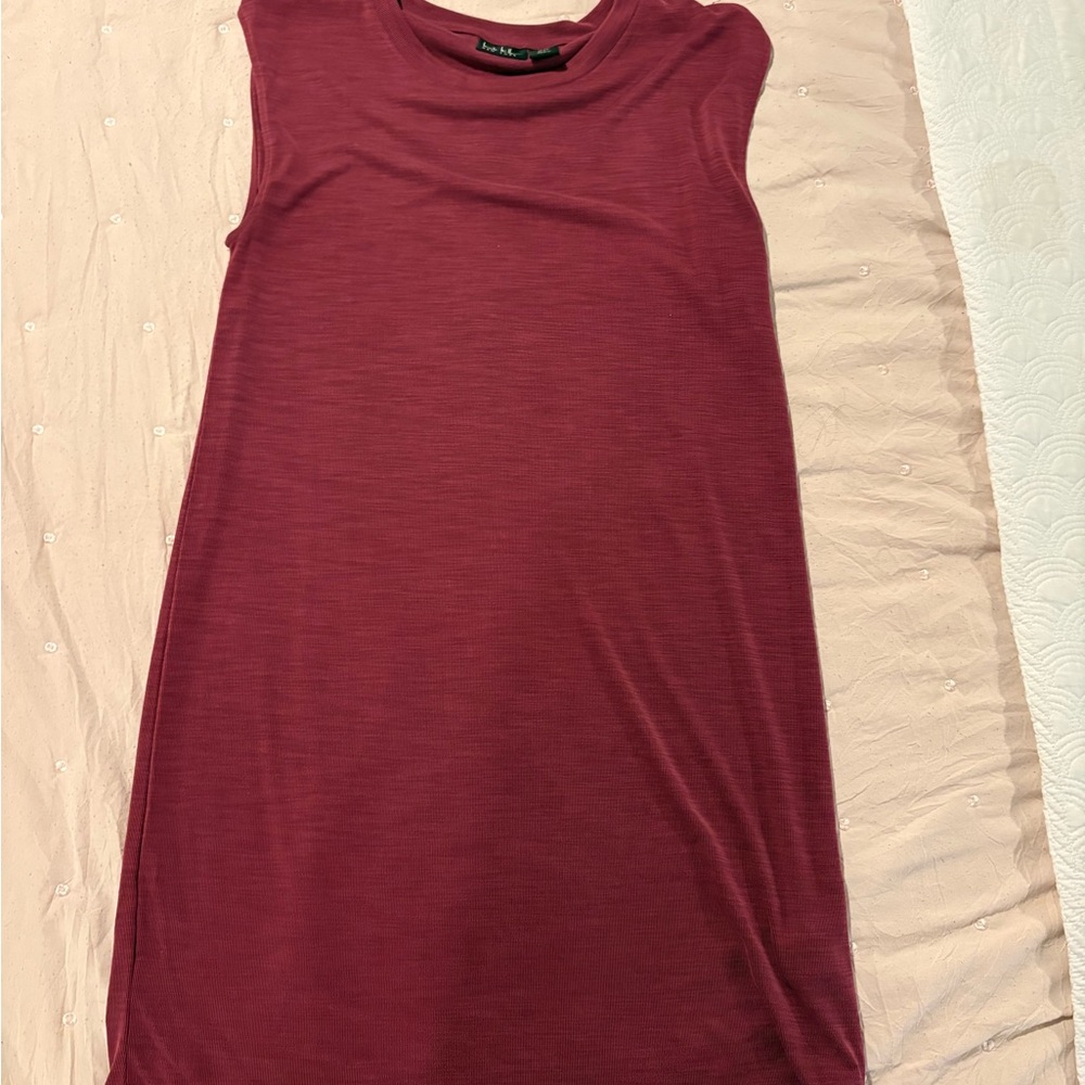 Nicole Miller Red Midi Dress